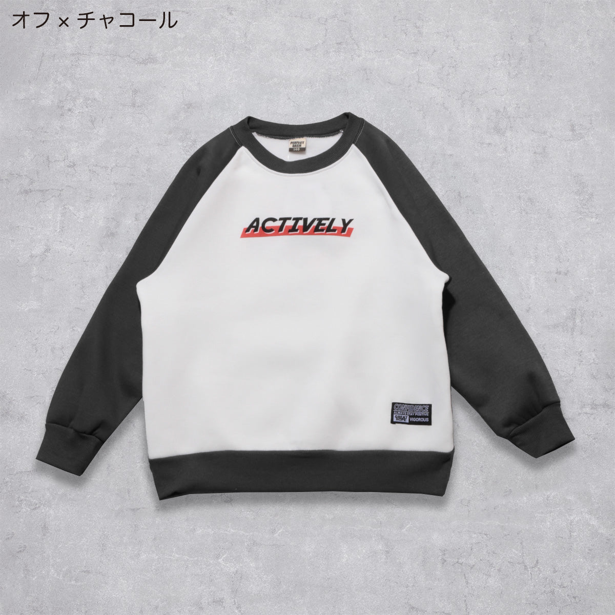 裏起毛 ラグラントレーナー
