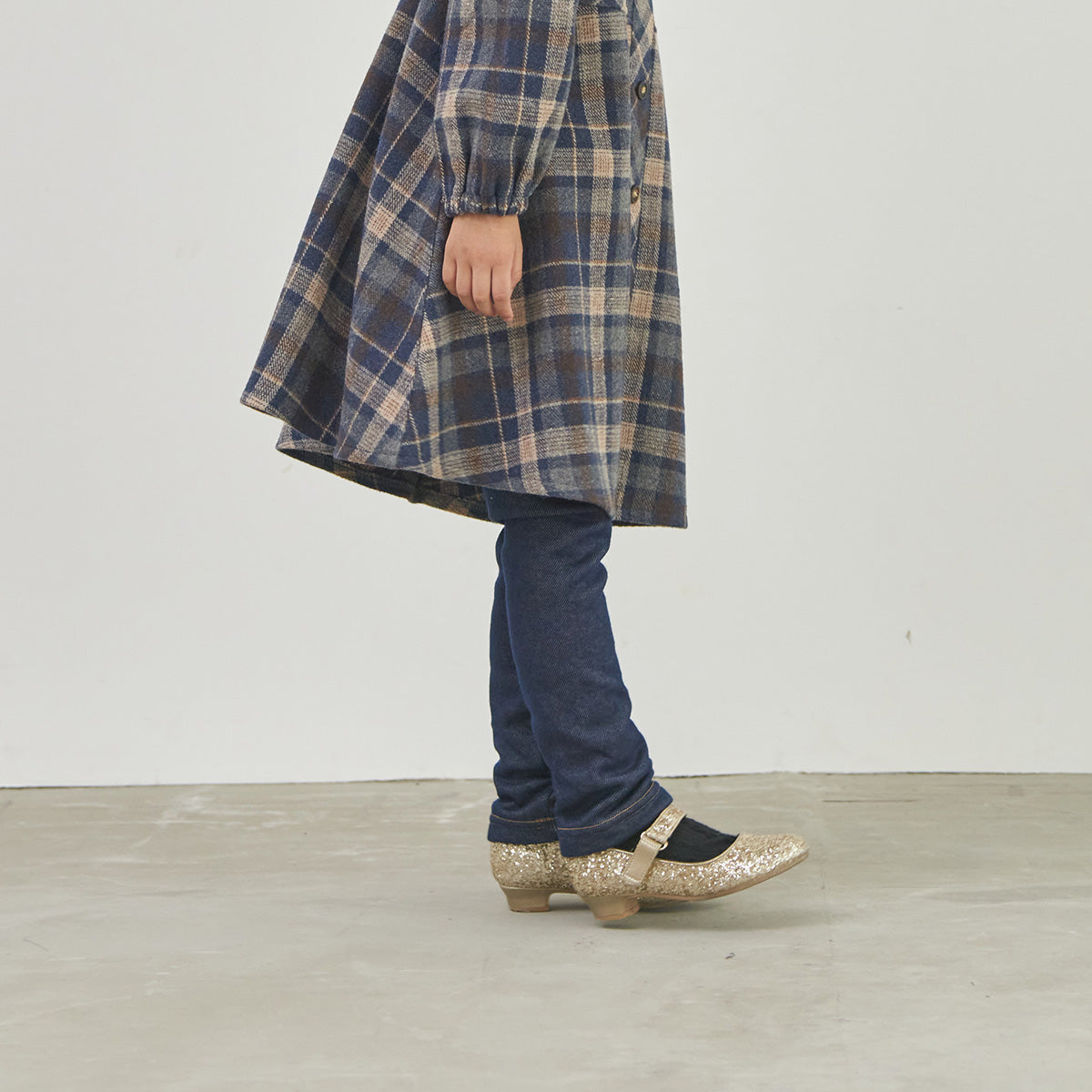 裏ベロア ストレッチ レギンスパンツ