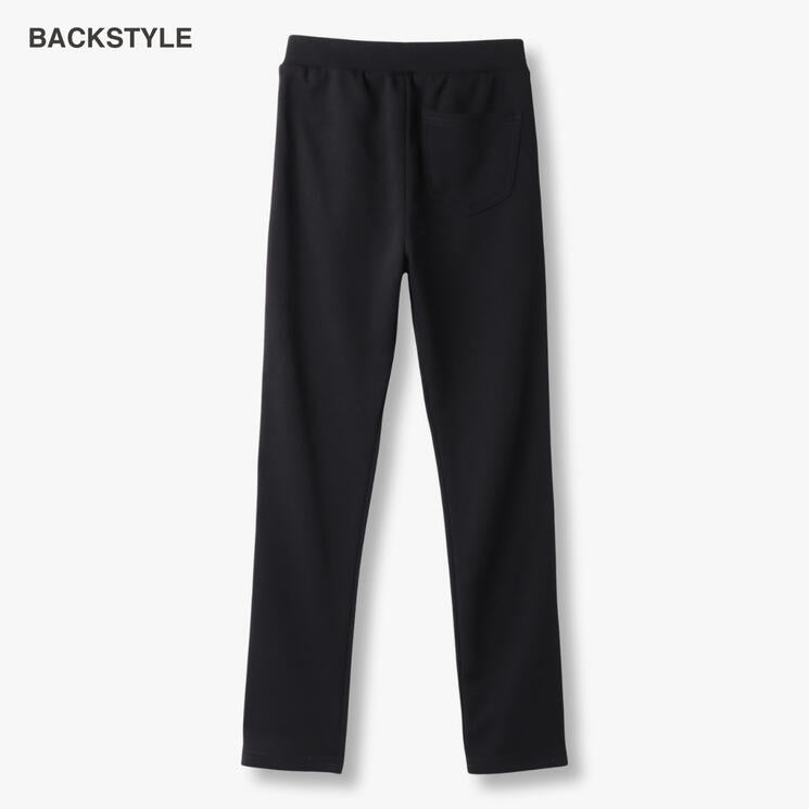 サイドライン 裏ベロア ストレッチ レギンスパンツ