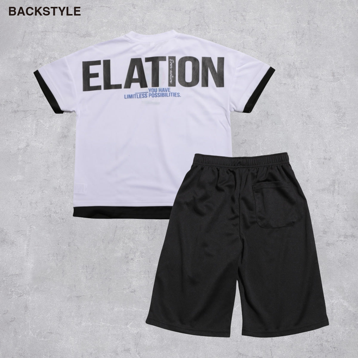 アイレットメッシュTシャツスーツ