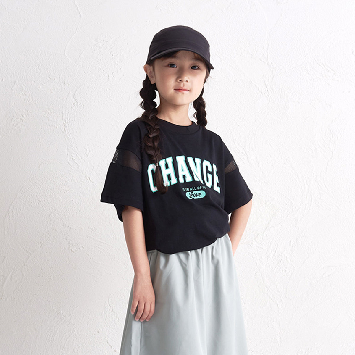 メッシュ切替Tシャツ