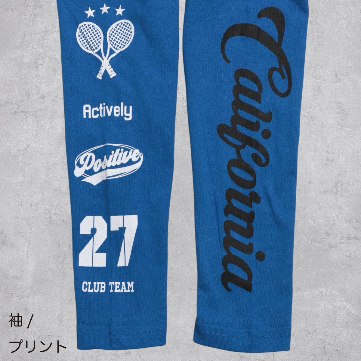 袖ロゴ 長袖Tシャツ