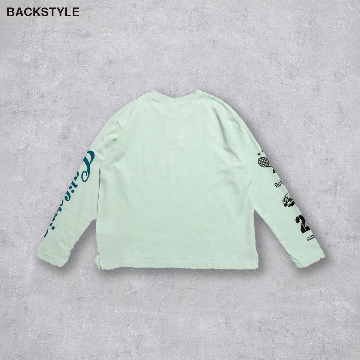袖ロゴ 長袖Tシャツ