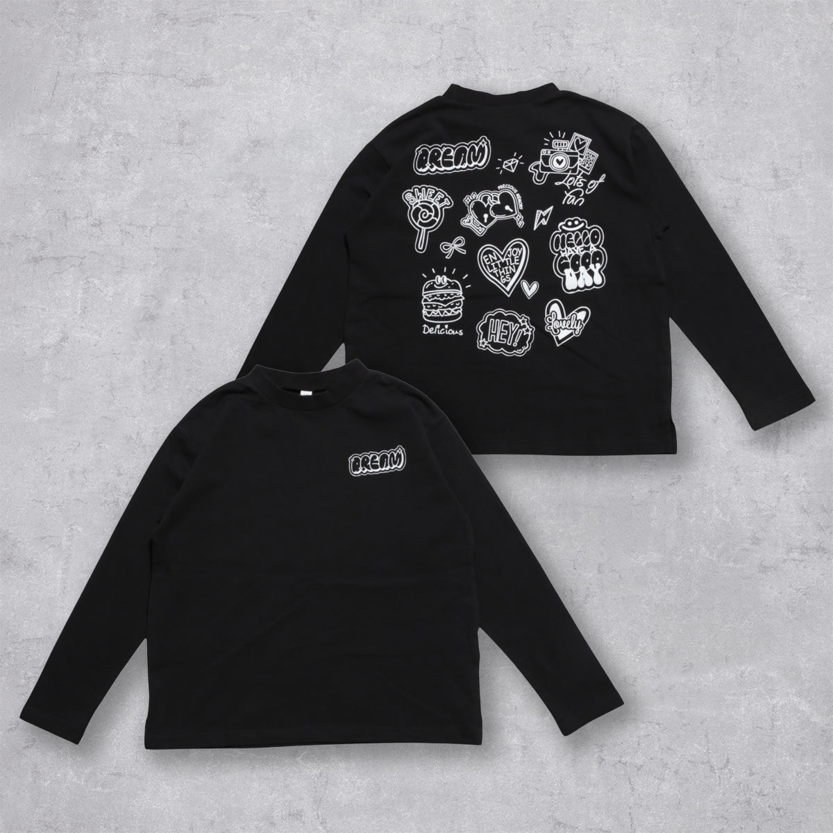 BACKロゴ 長袖Tシャツ