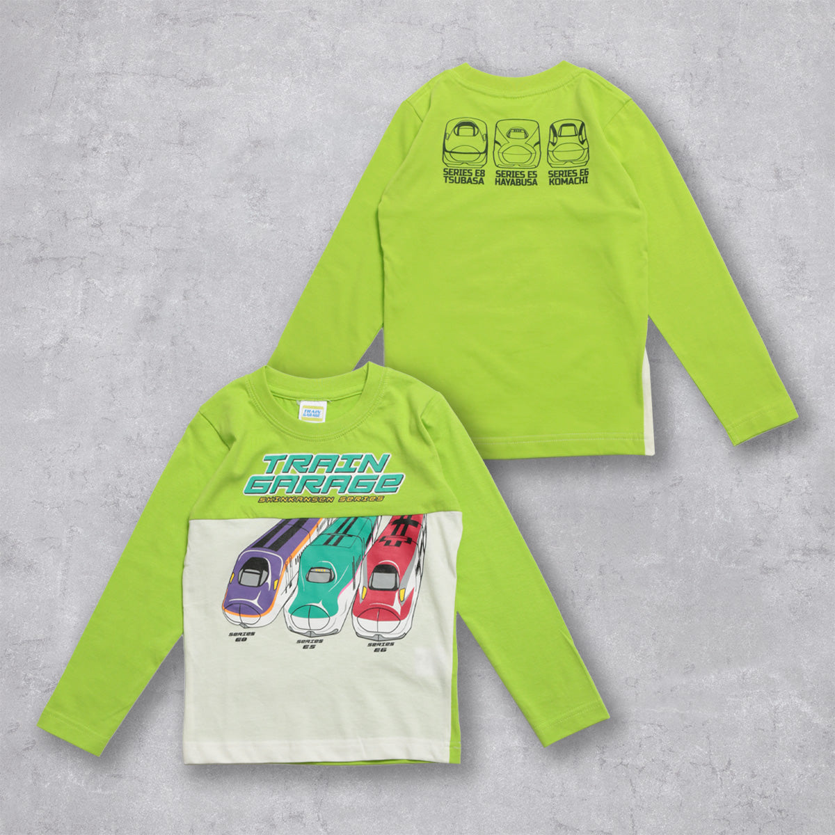 新幹線 長袖Tシャツ