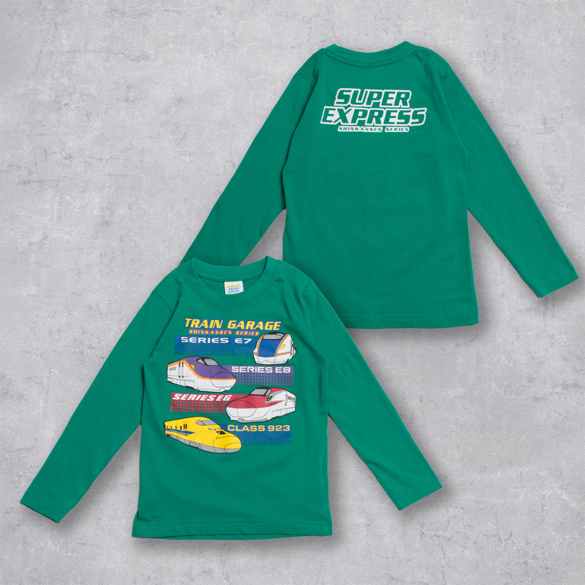 新幹線 長袖Tシャツ