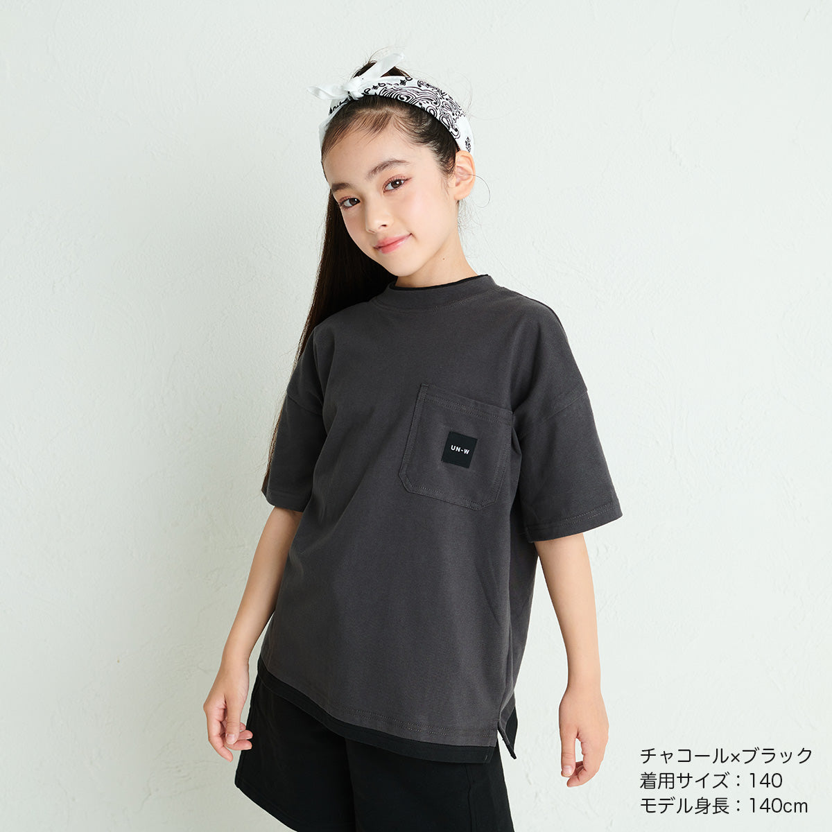 フェイクレイヤード BIGシルエットＴシャツ