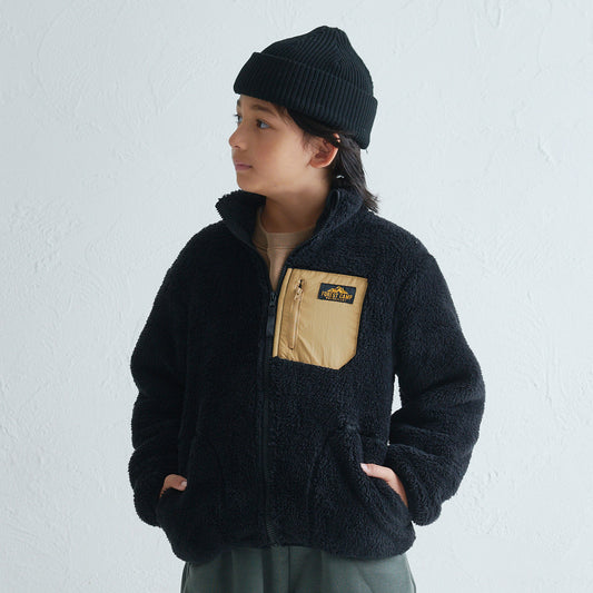 ボアフリース スタンドカラージャケット