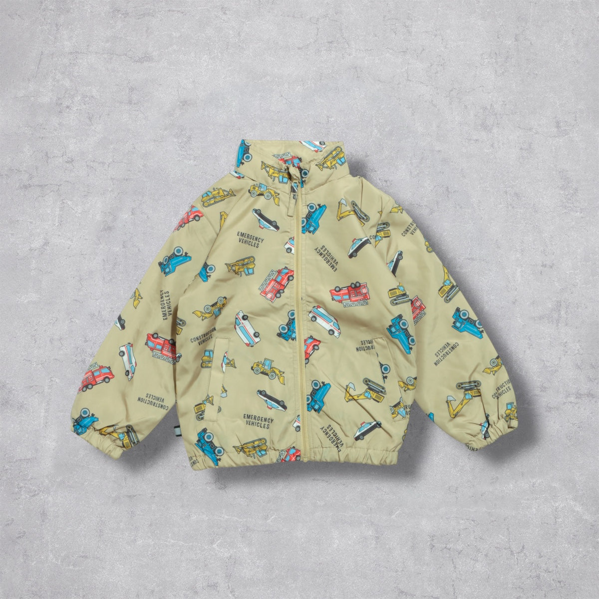 インフード 乗り物総柄 ジャケット
