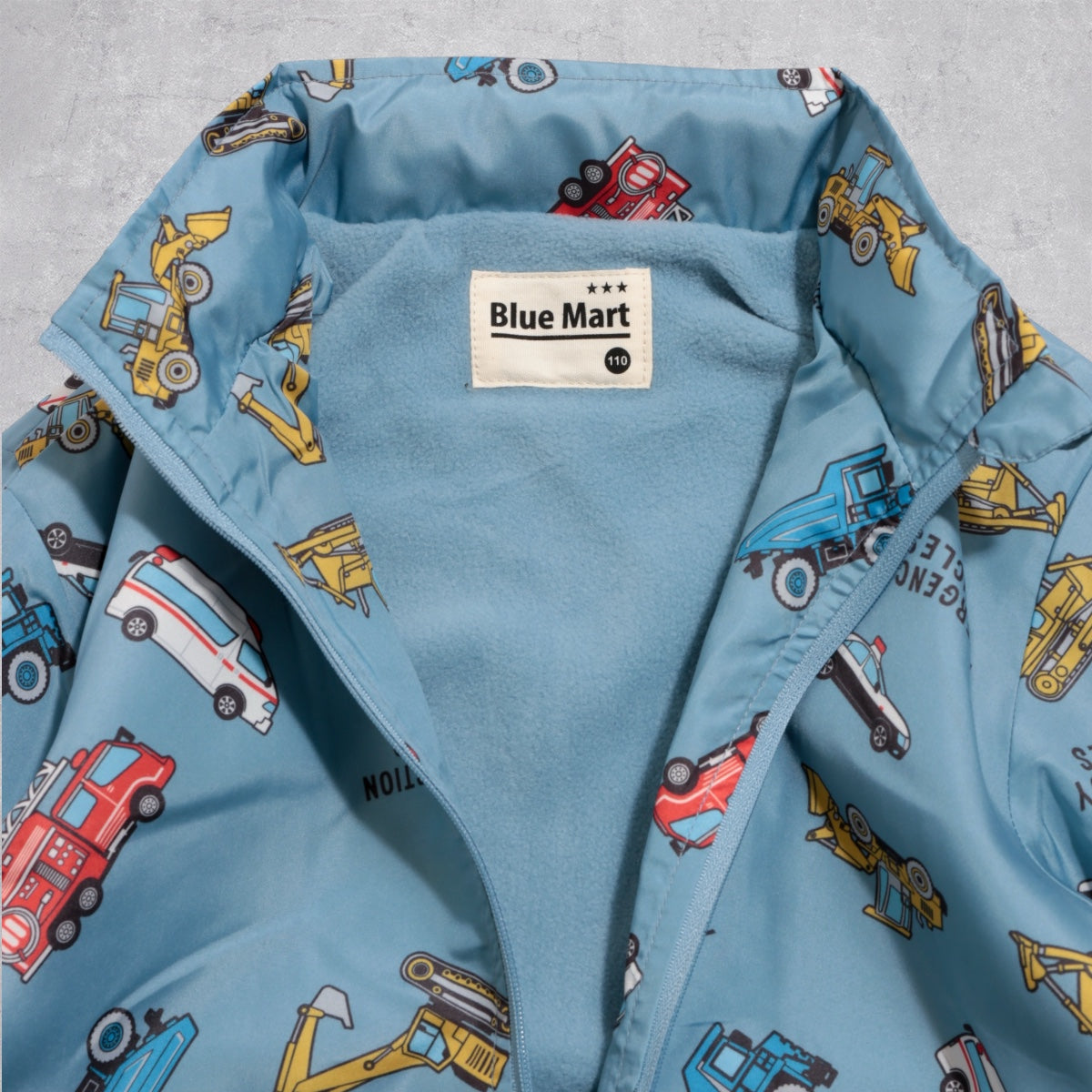 インフード 乗り物総柄 ジャケット