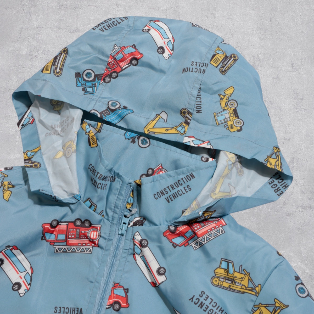 インフード 乗り物総柄 ジャケット