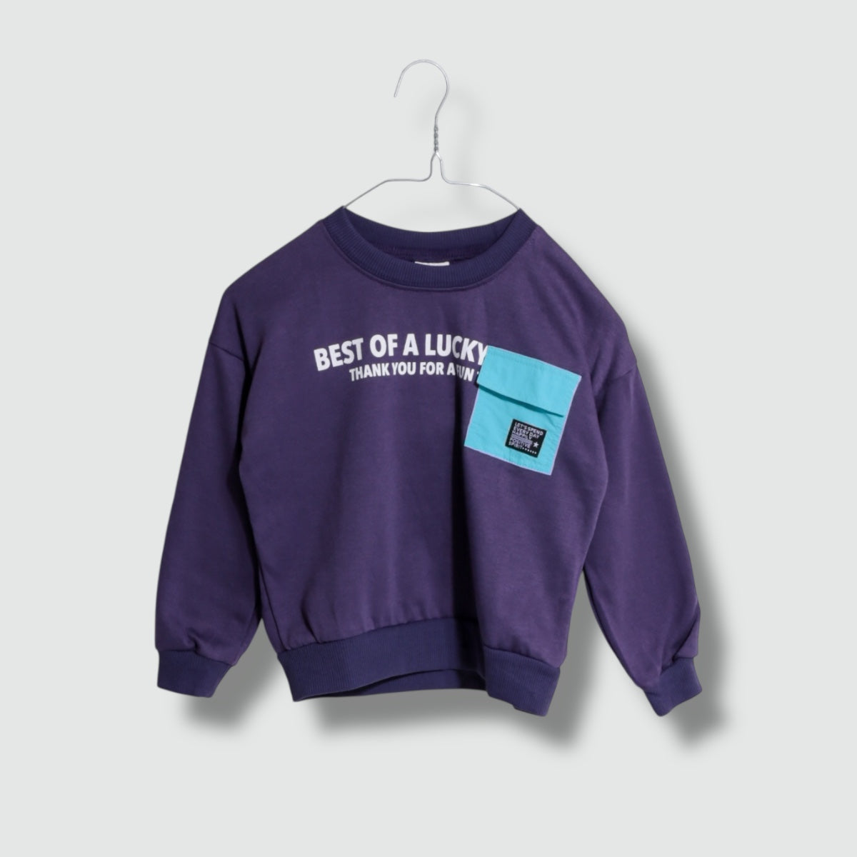 胸ポケット 裏毛トレーナー