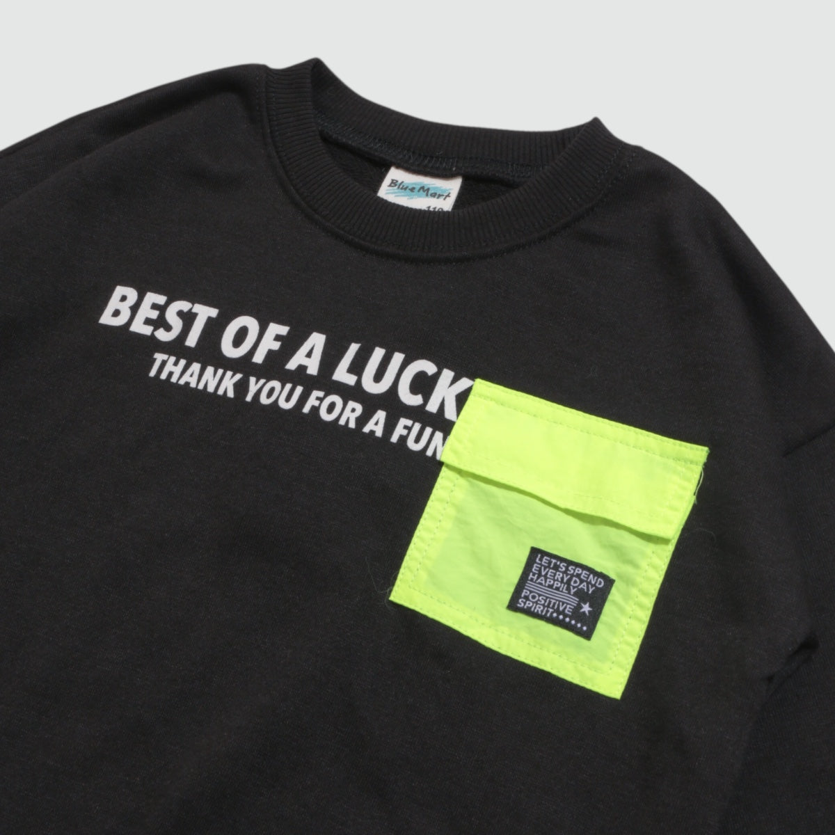 胸ポケット 裏毛トレーナー