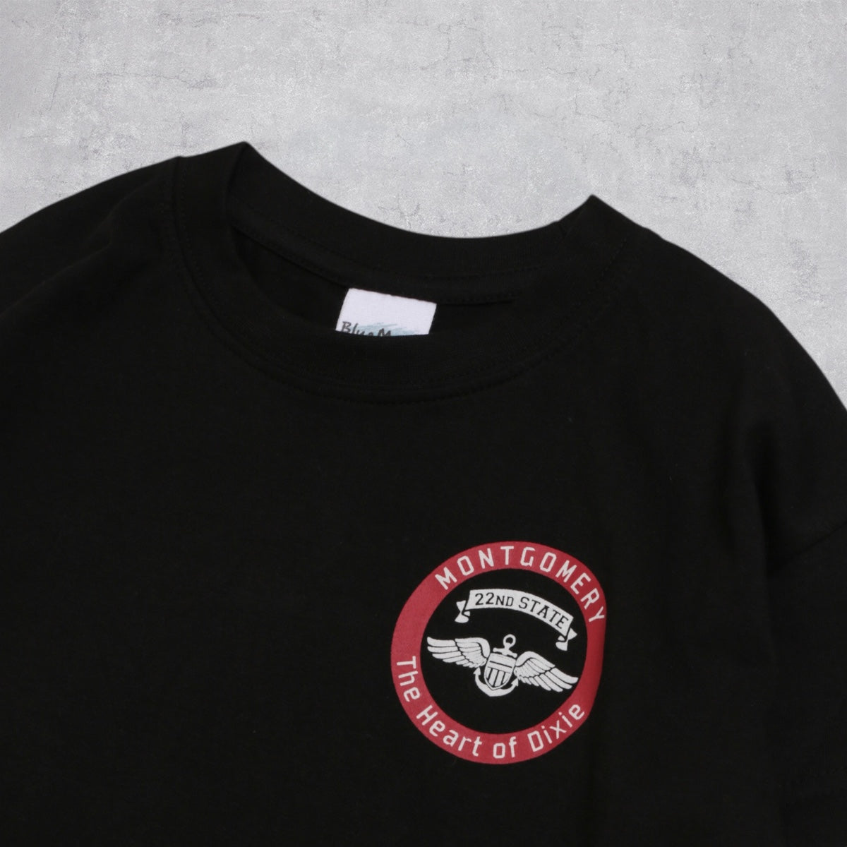 バックロゴ フェイクレイヤード 長袖Ｔシャツ