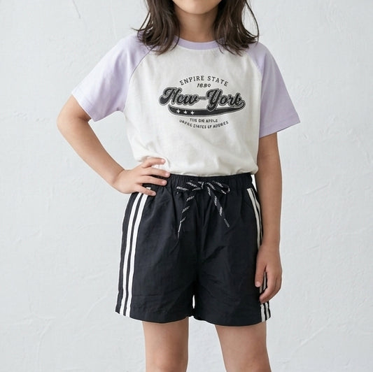半袖ラグラン プリントTシャツ