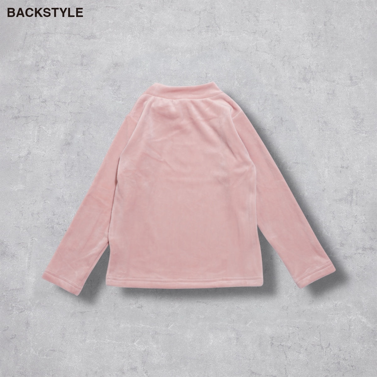 ストレッチベロア ハイネック長袖Ｔシャツ