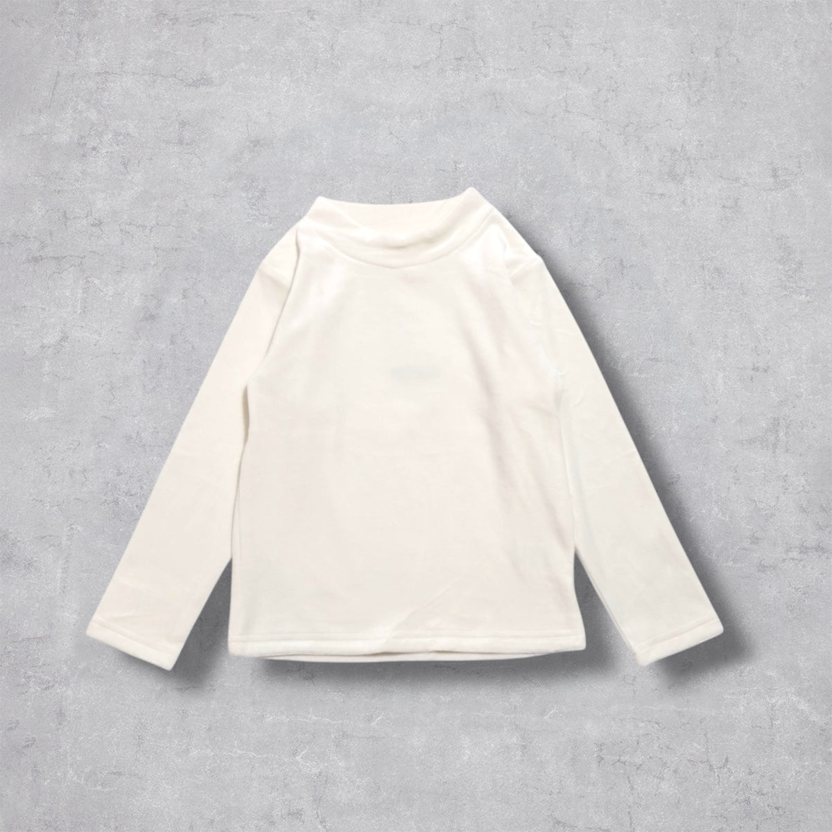 ストレッチベロア ハイネック長袖Ｔシャツ