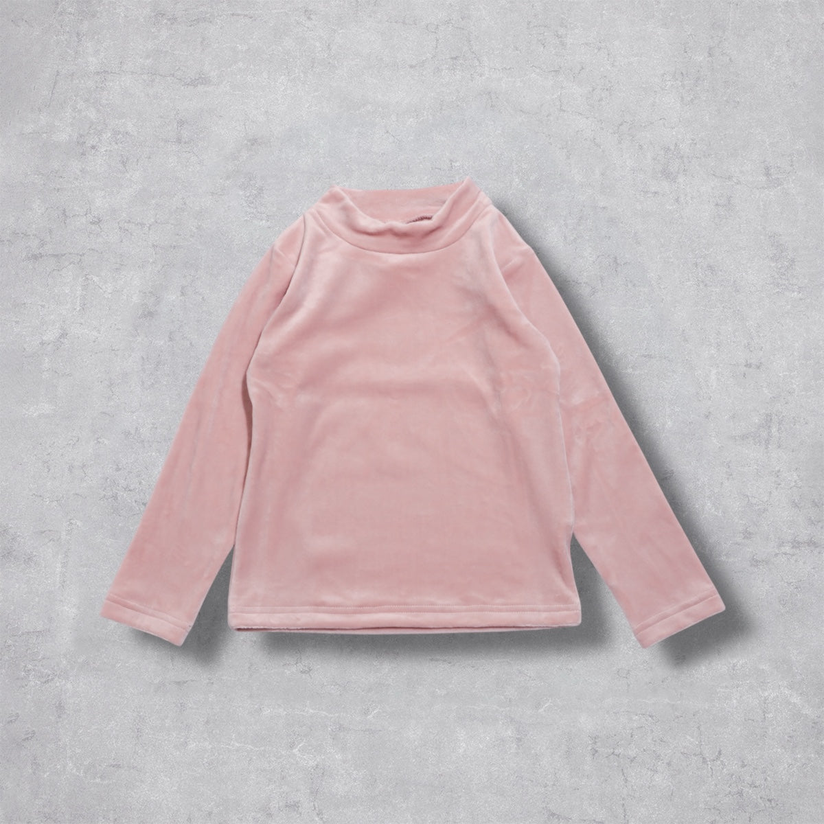 ストレッチベロア ハイネック長袖Ｔシャツ