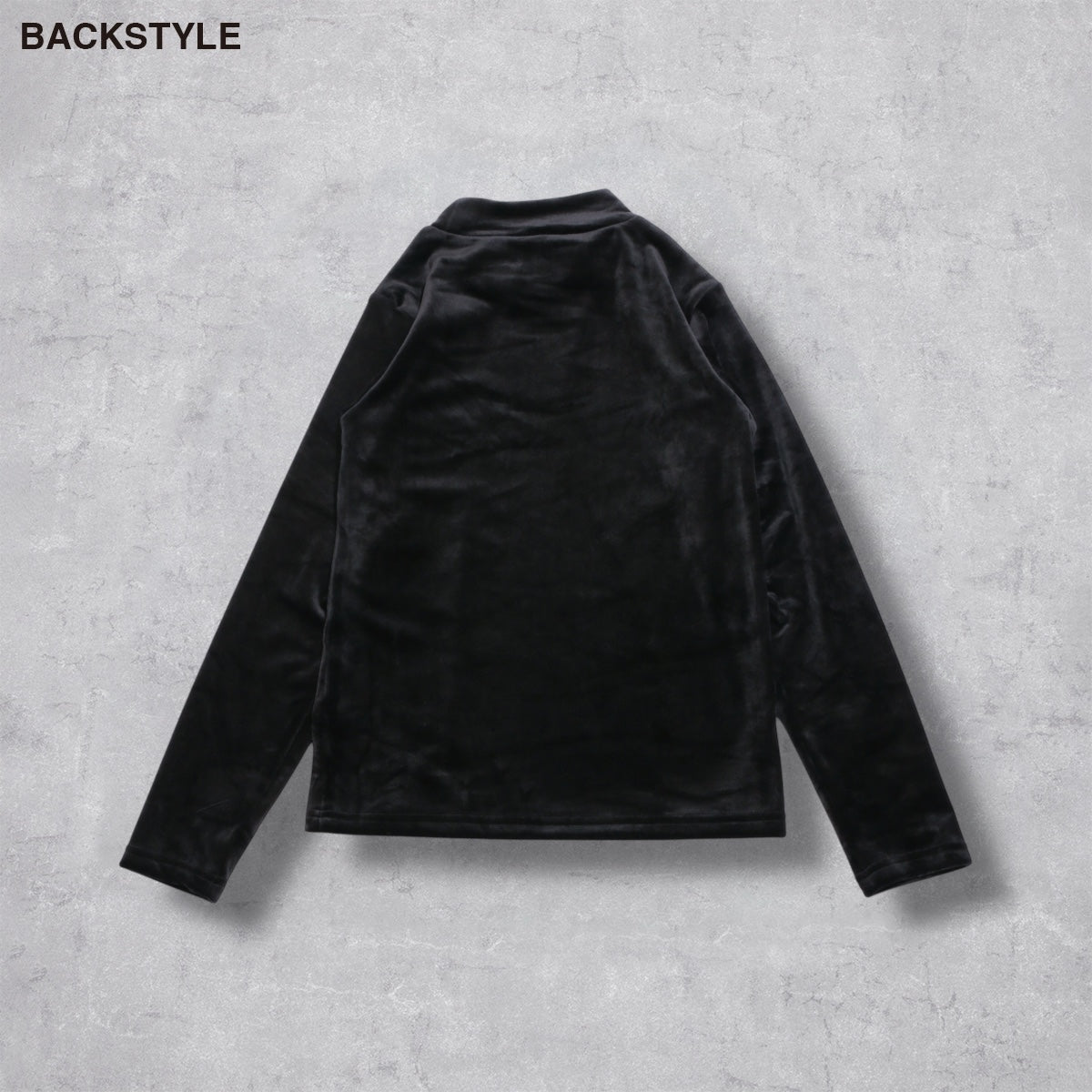 ストレッチベロア ハイネック長袖Ｔシャツ