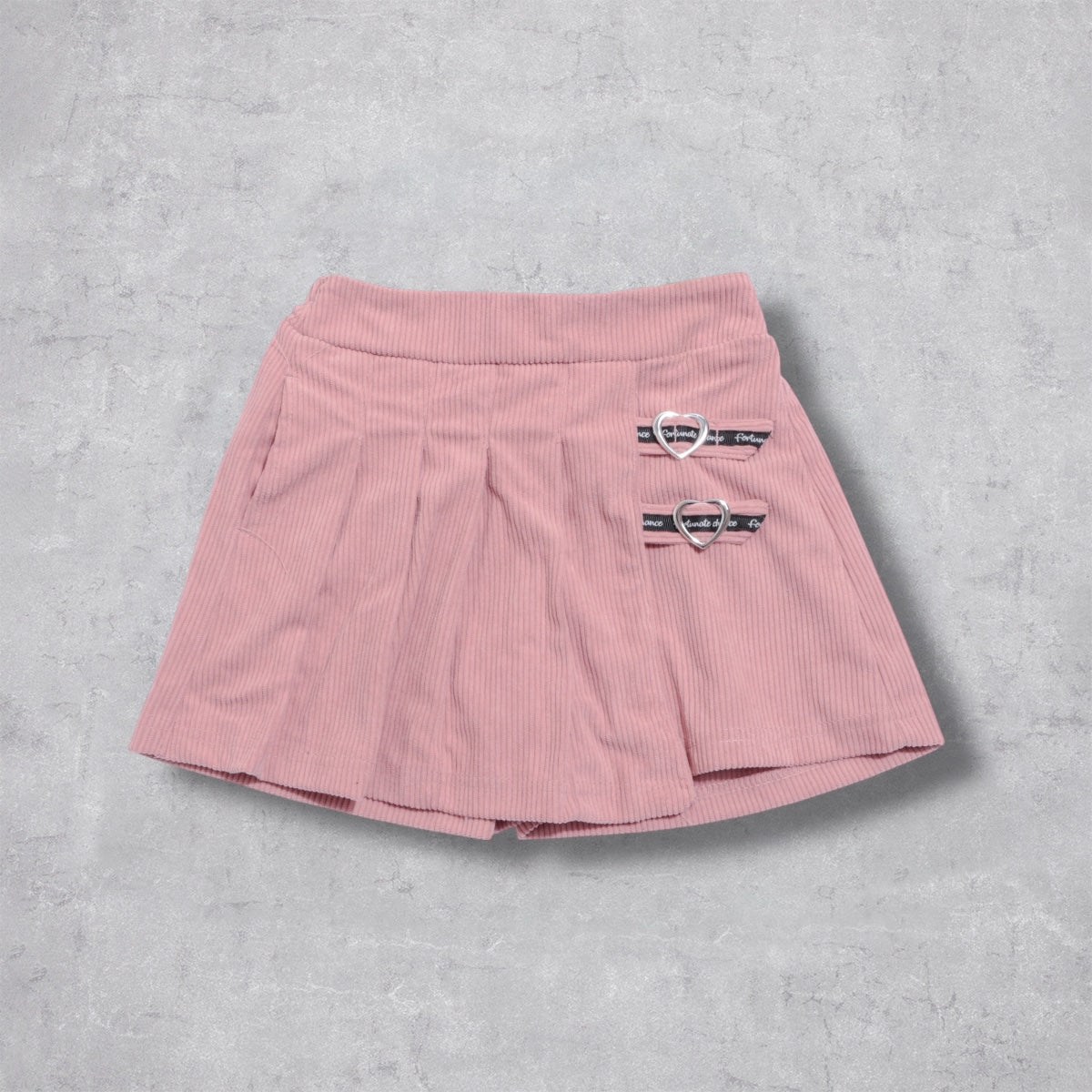コーデュロイ プリーツラップキュロット