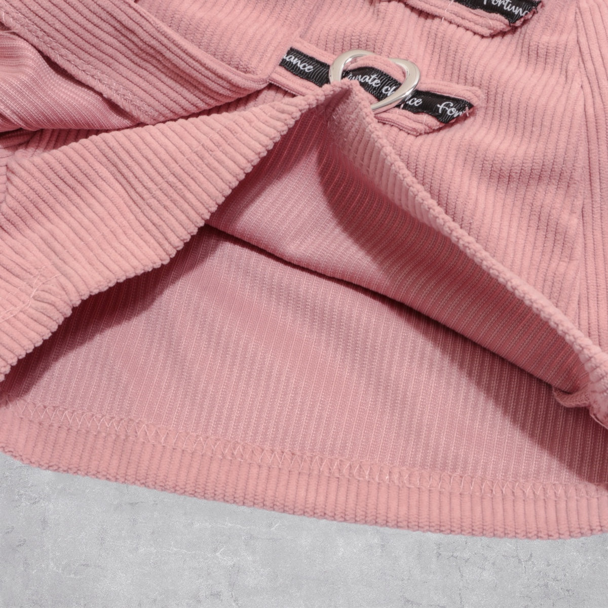 コーデュロイ プリーツラップキュロット