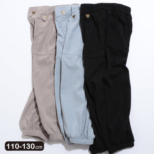 コーデュロイ ワイドジョガーパンツ