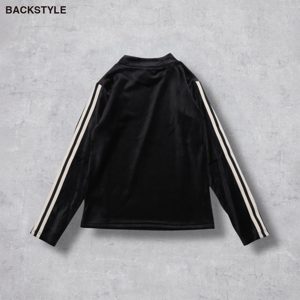 ストレッチベロア ハイネックＴシャツ