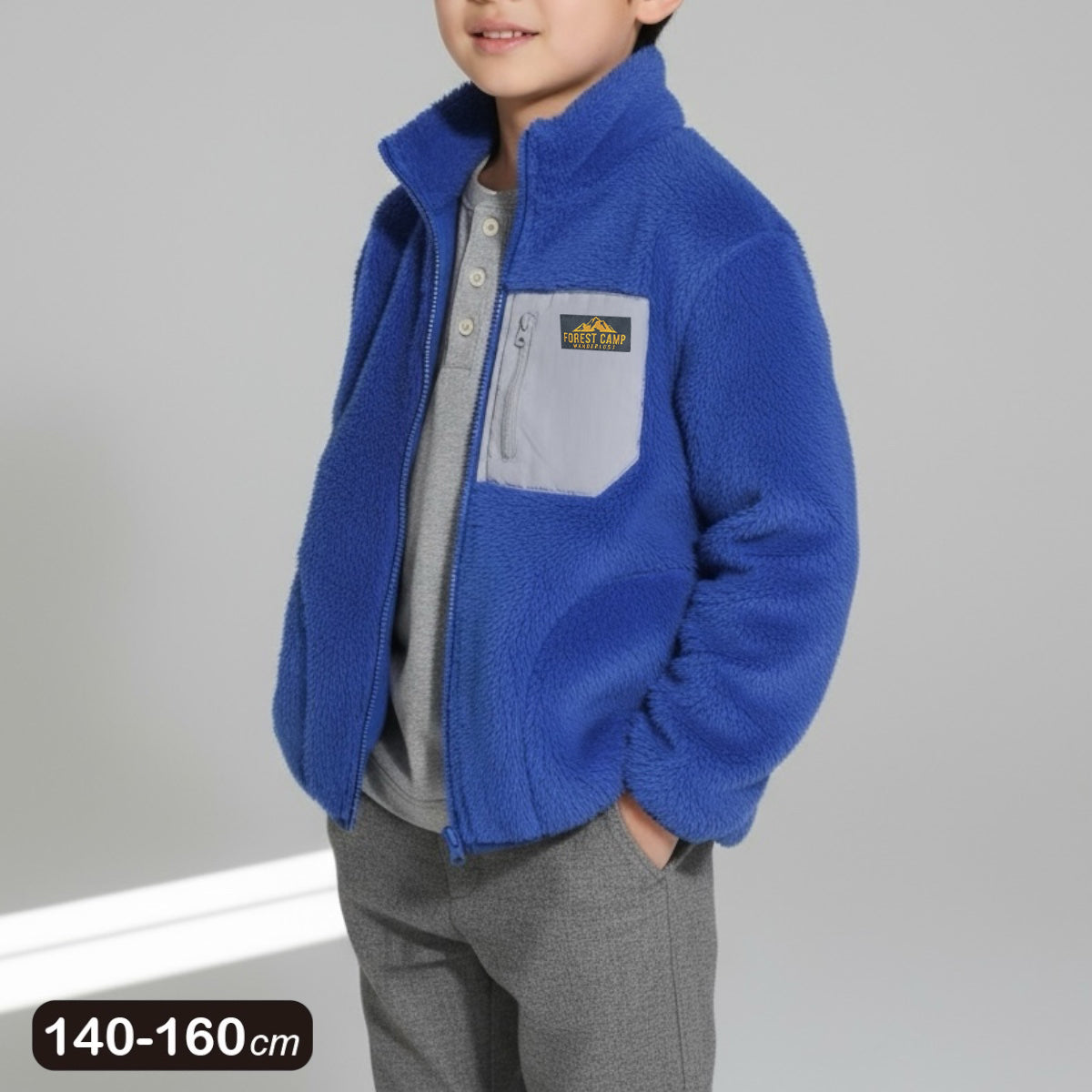 ボアフリース スタンドカラージャケット