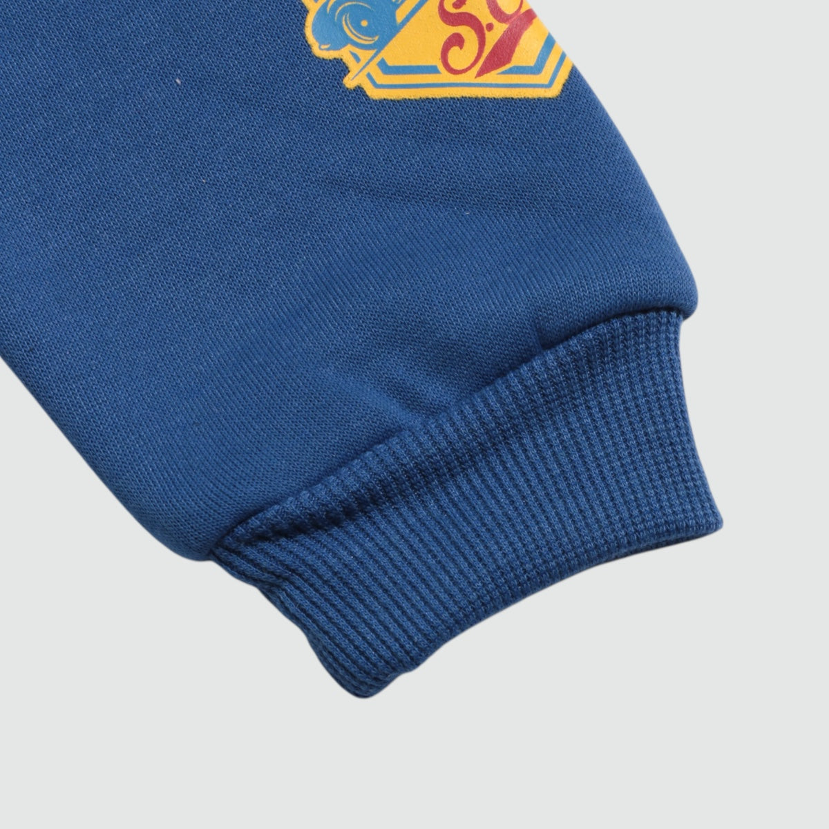 車プリント 裏起毛ラグラントレーナー