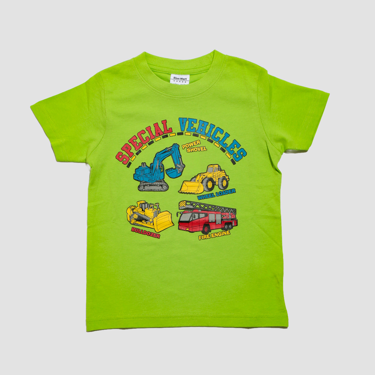 働く車プリント 半袖Ｔシャツ