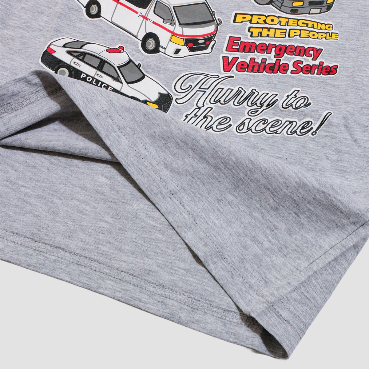 働く車プリント 半袖Ｔシャツ
