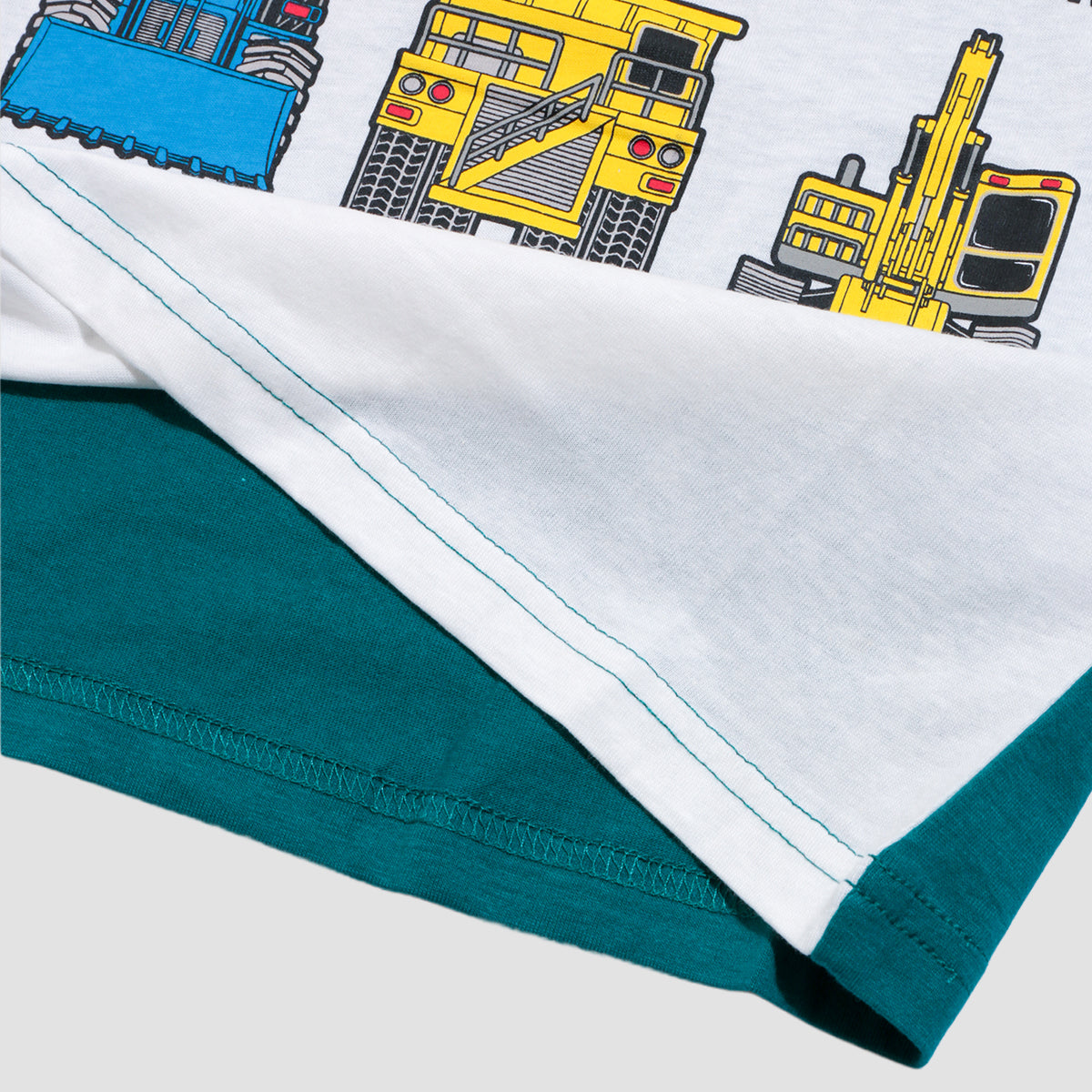 働く車プリント 半袖Ｔシャツ
