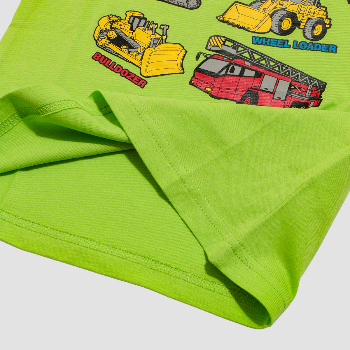 働く車プリント 半袖Ｔシャツ