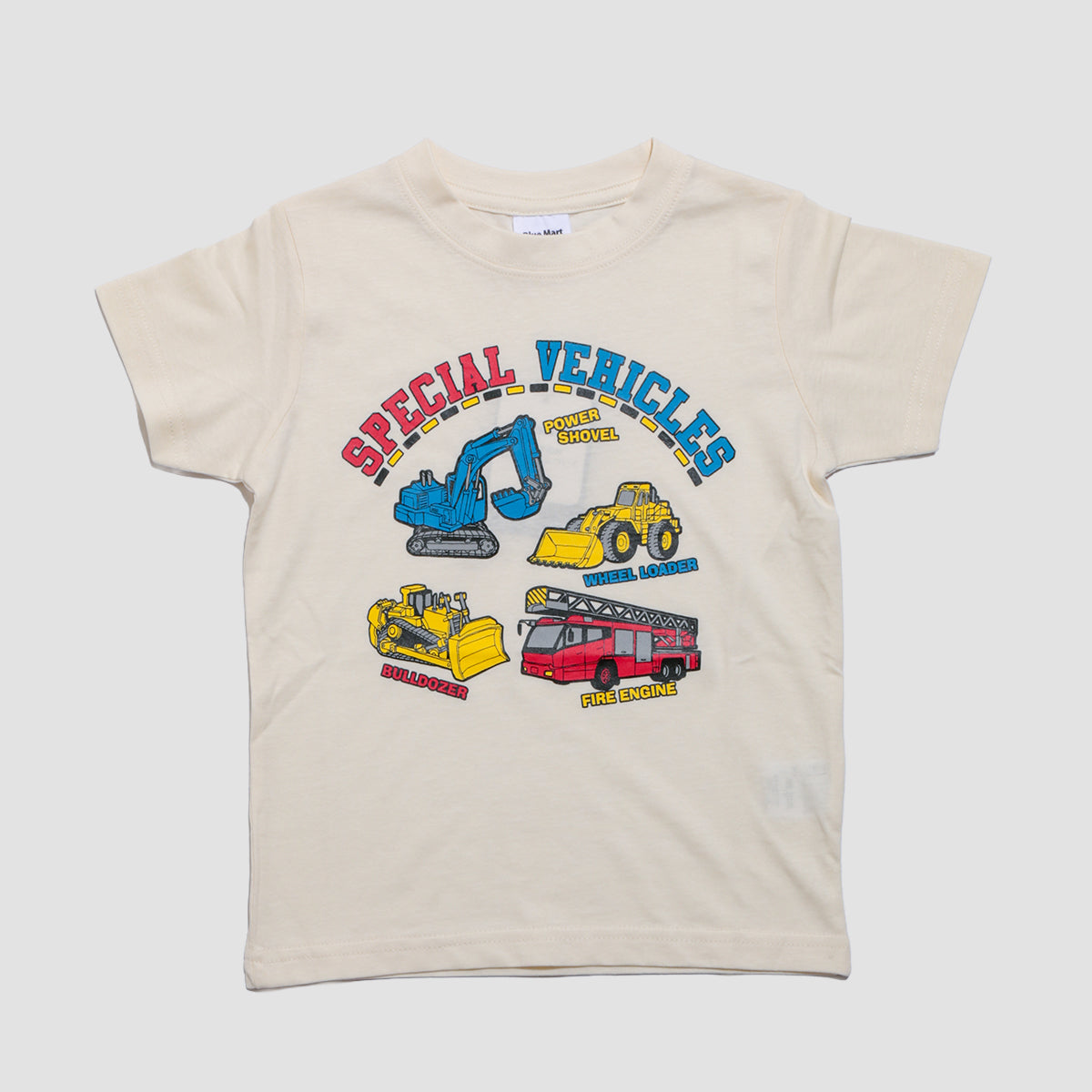 働く車プリント 半袖Ｔシャツ
