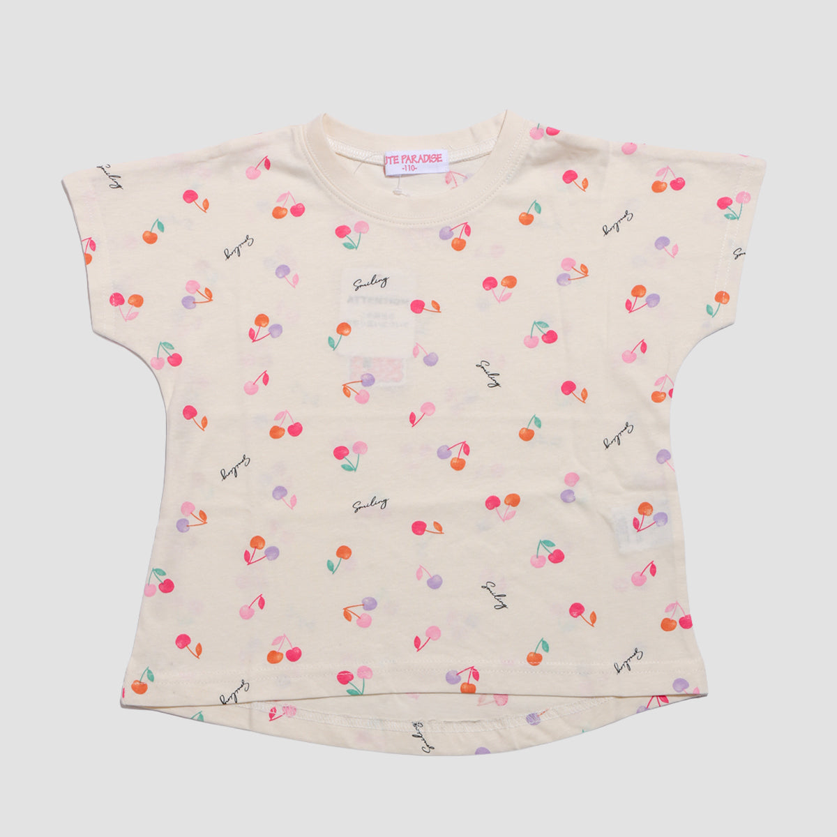 総柄プリントTシャツ