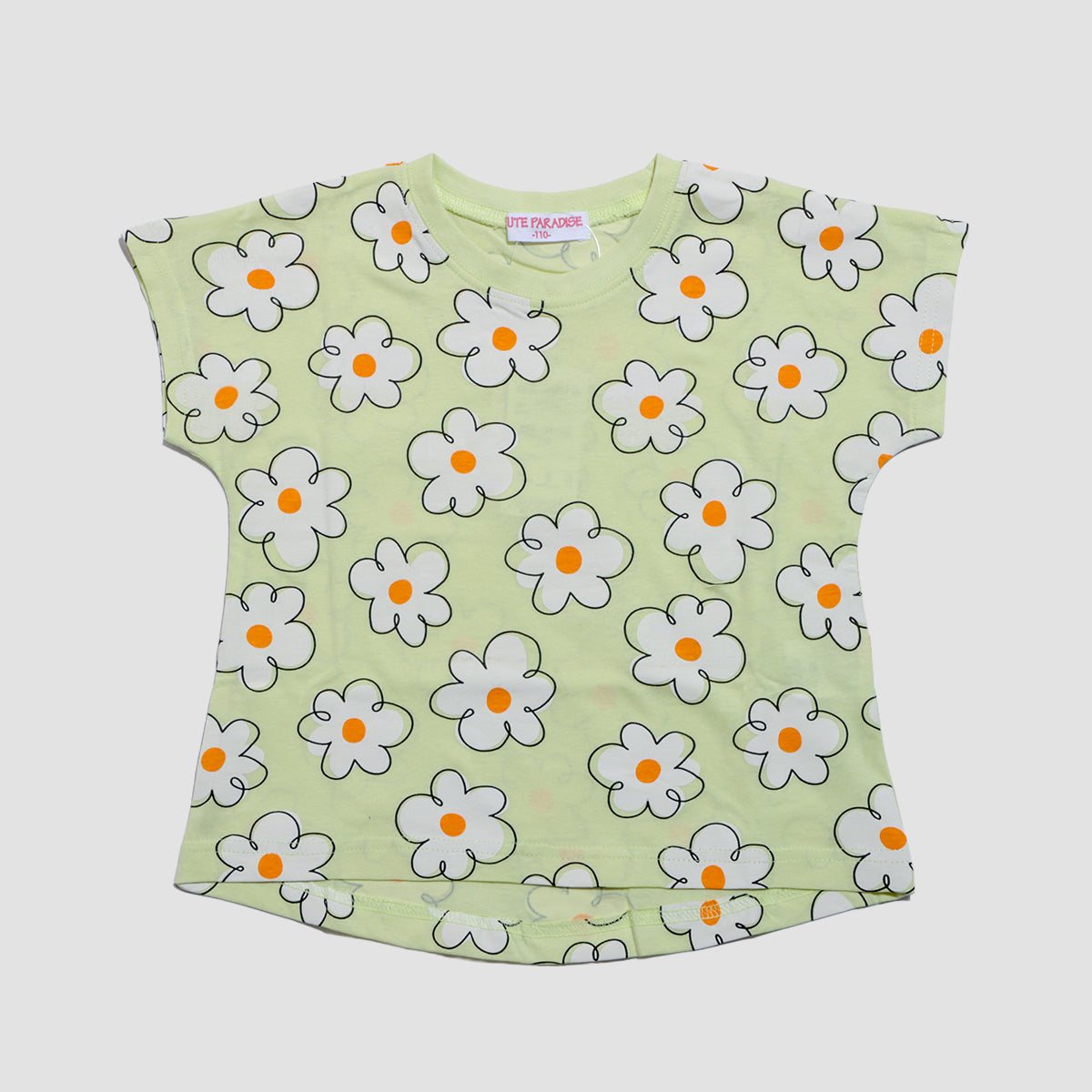 総柄プリントTシャツ