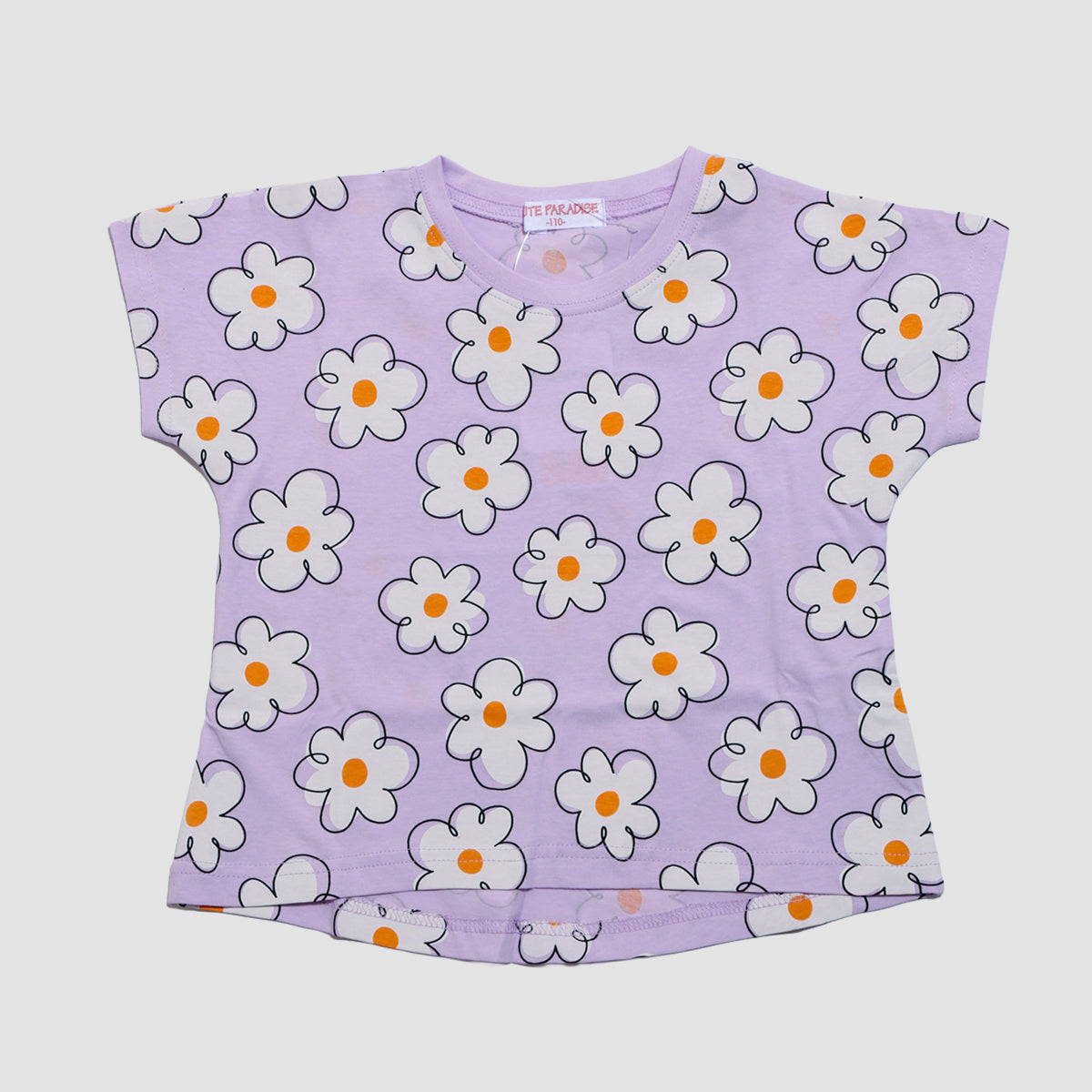総柄プリントTシャツ