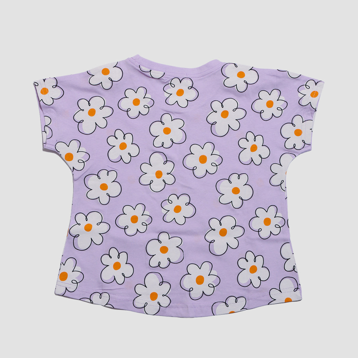 総柄プリントTシャツ