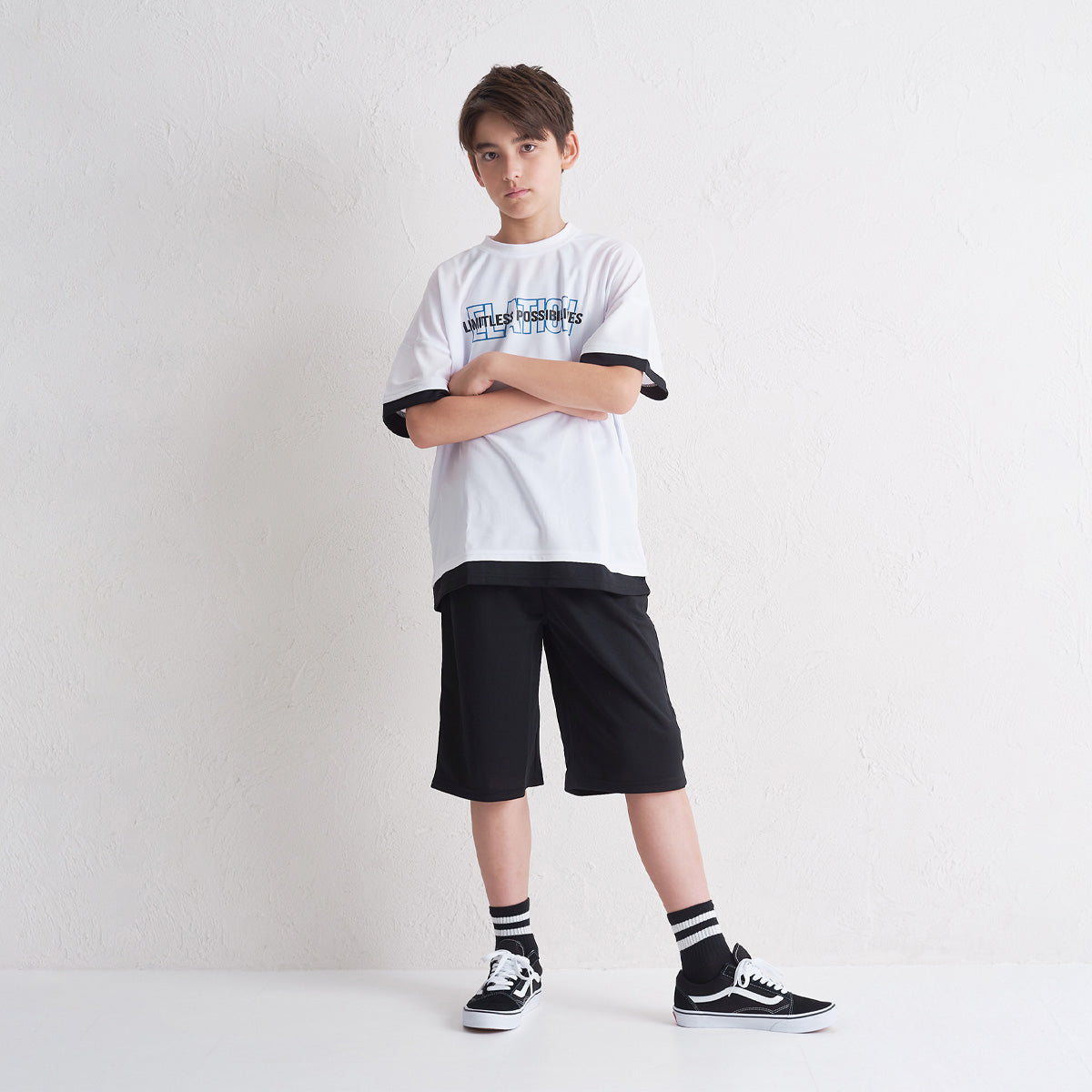 アイレットメッシュＴシャツスーツ