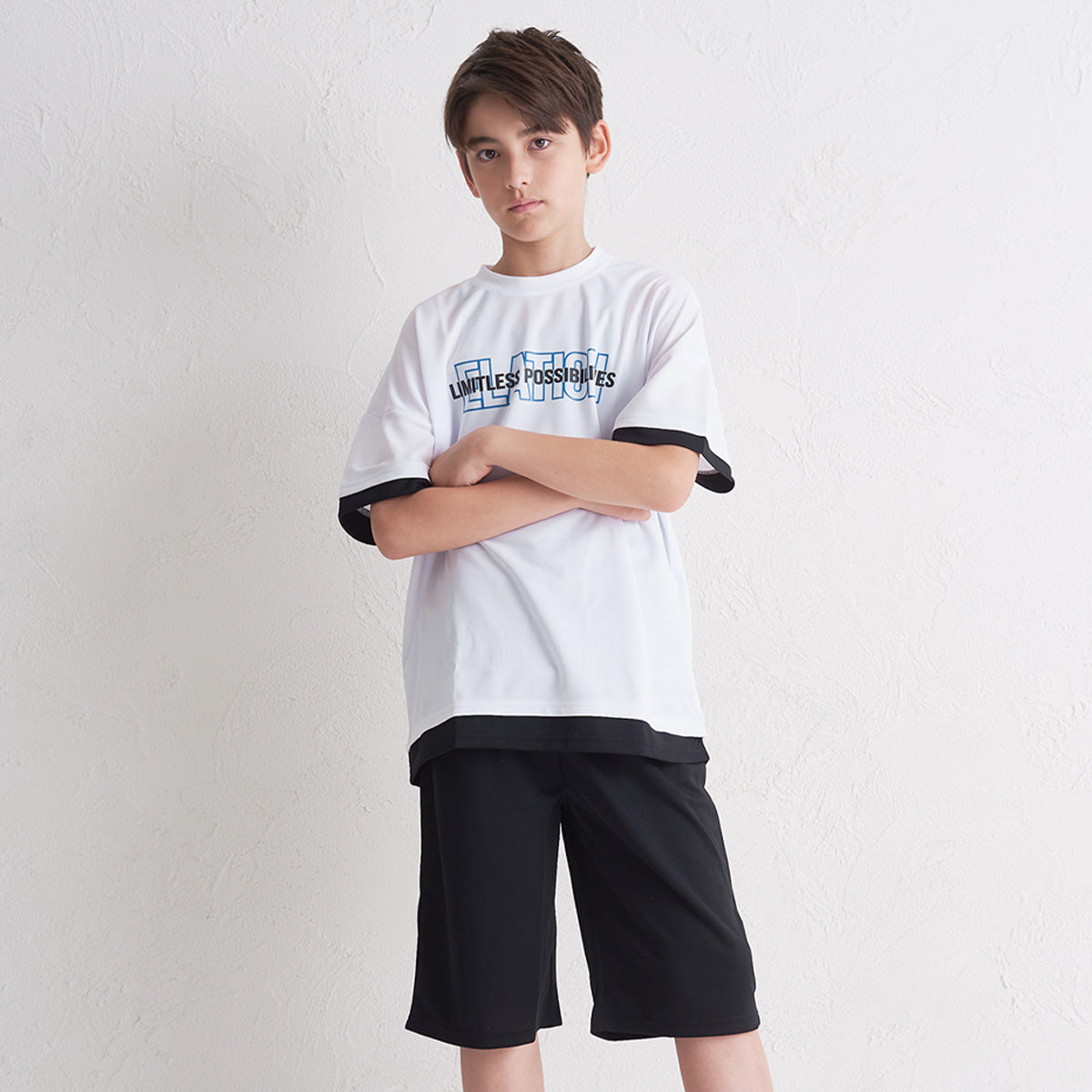 アイレットメッシュＴシャツスーツ