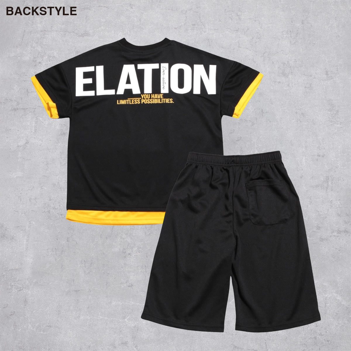 アイレットメッシュＴシャツスーツ