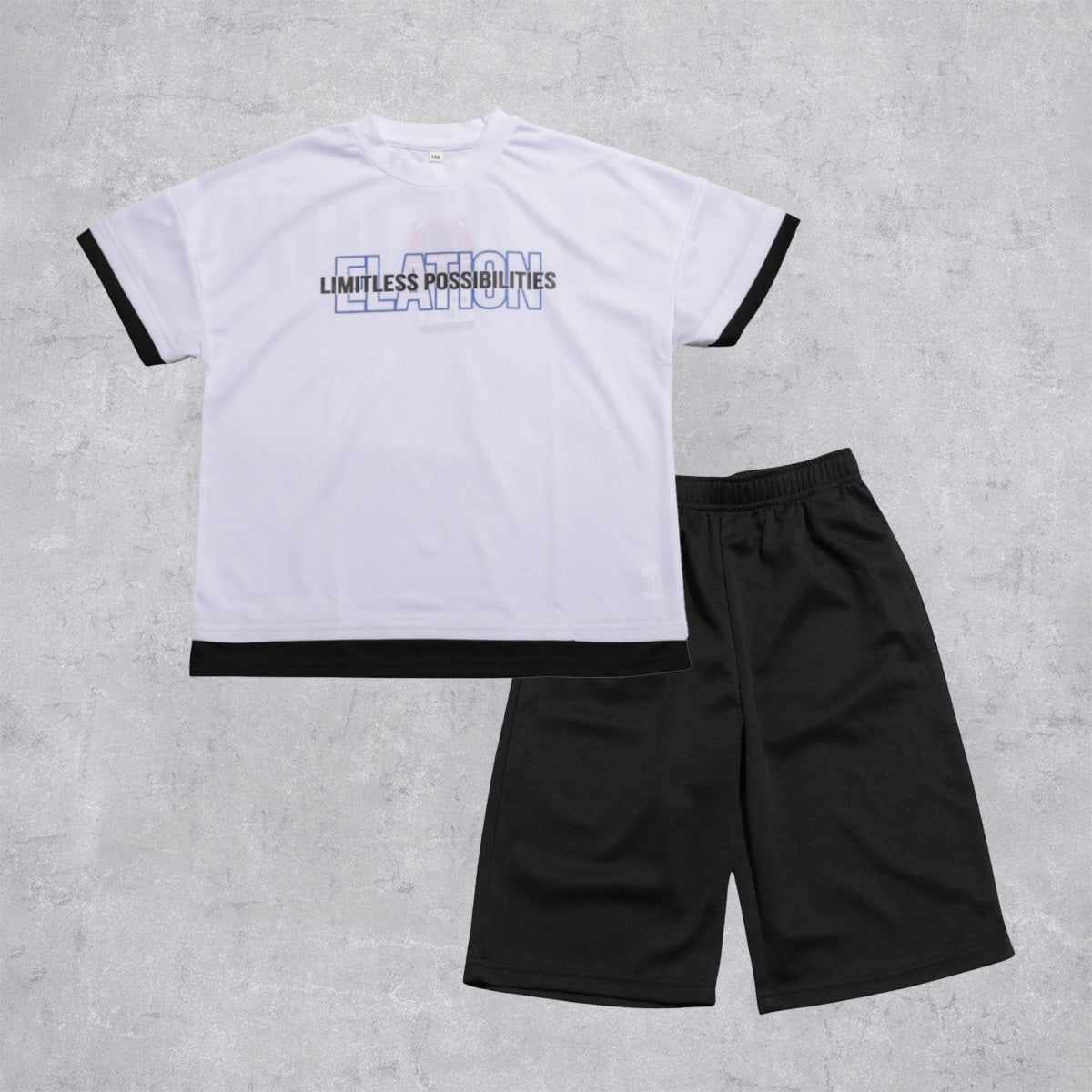 アイレットメッシュＴシャツスーツ