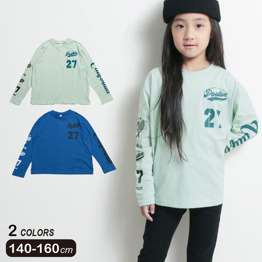 袖ロゴ 長袖Ｔシャツ