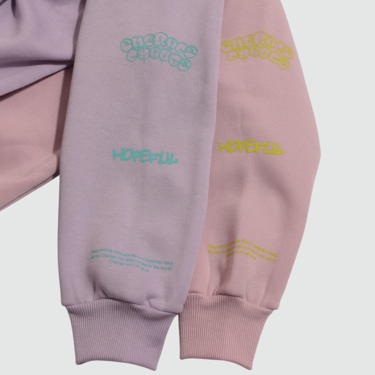 プリント 裏起毛トレーナー