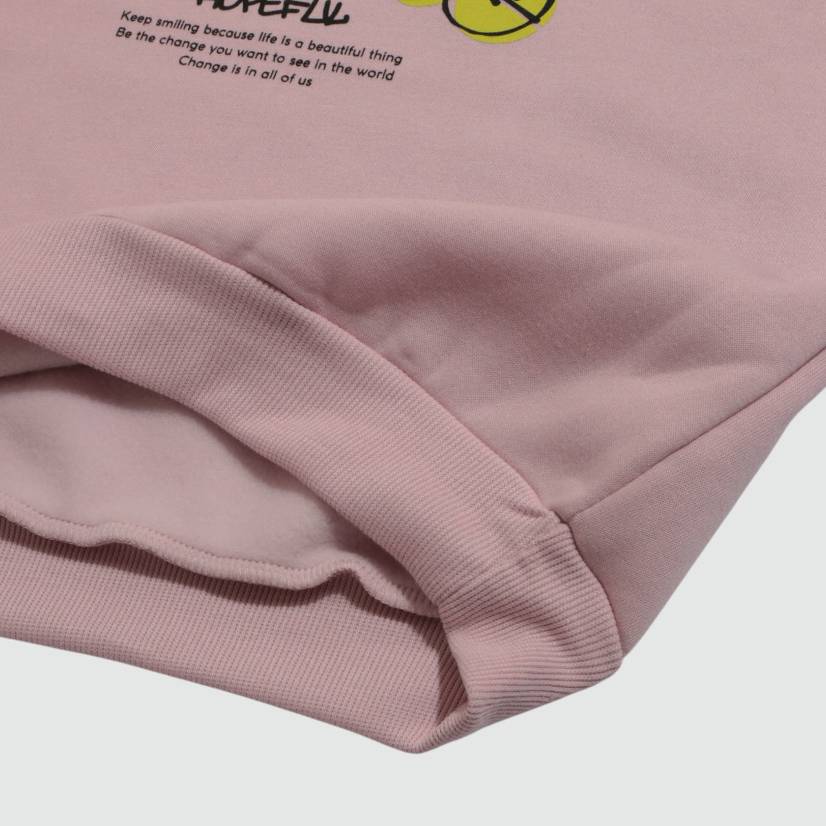 プリント 裏起毛トレーナー