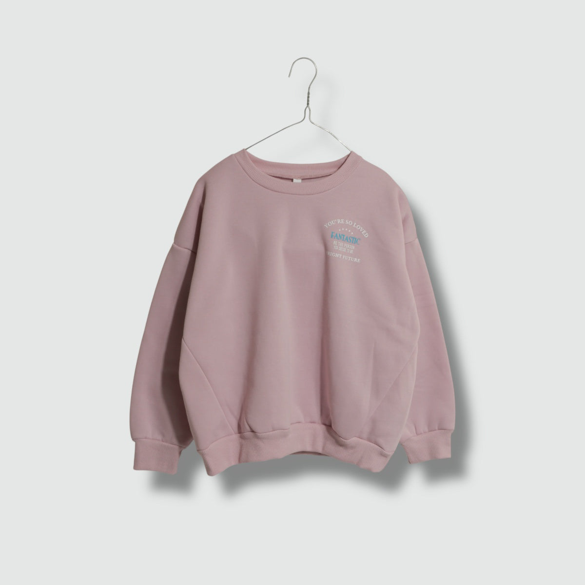 バックロゴ プリント 裏起毛トレーナー