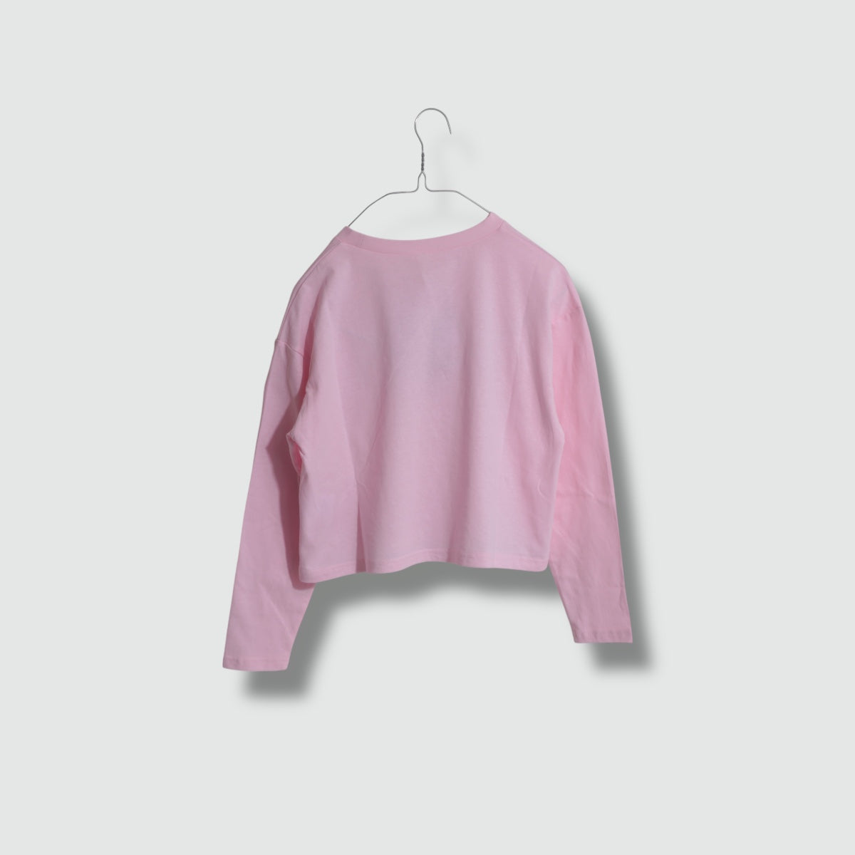 クロップド丈 リボンモチーフ 長袖Ｔシャツ