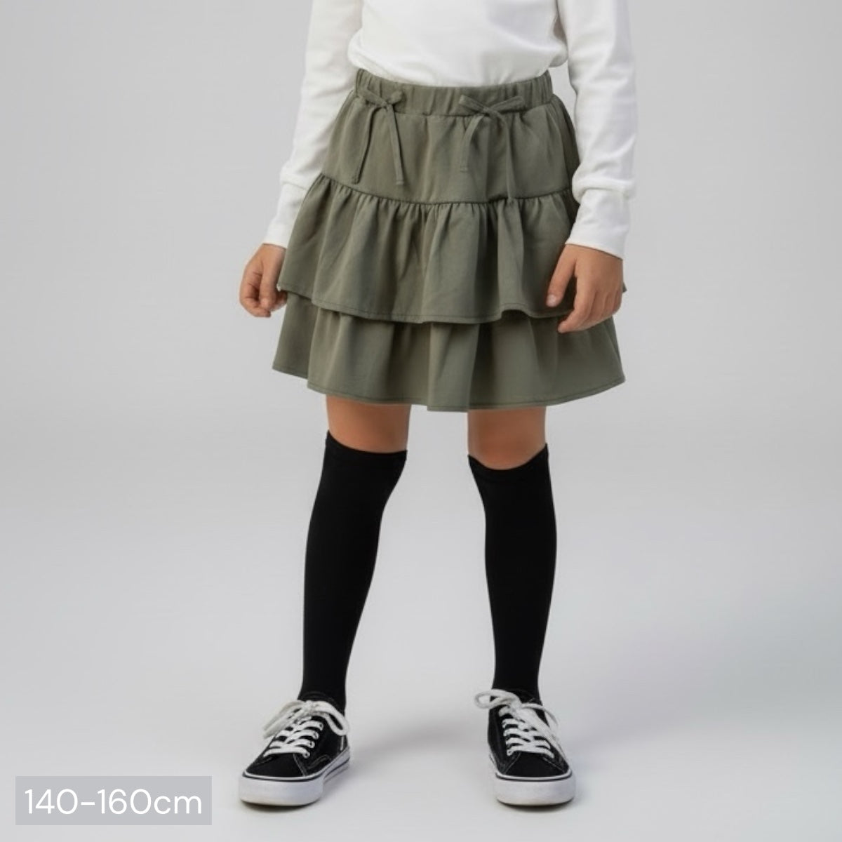 ストレッチジャージー ティアード スカッツ