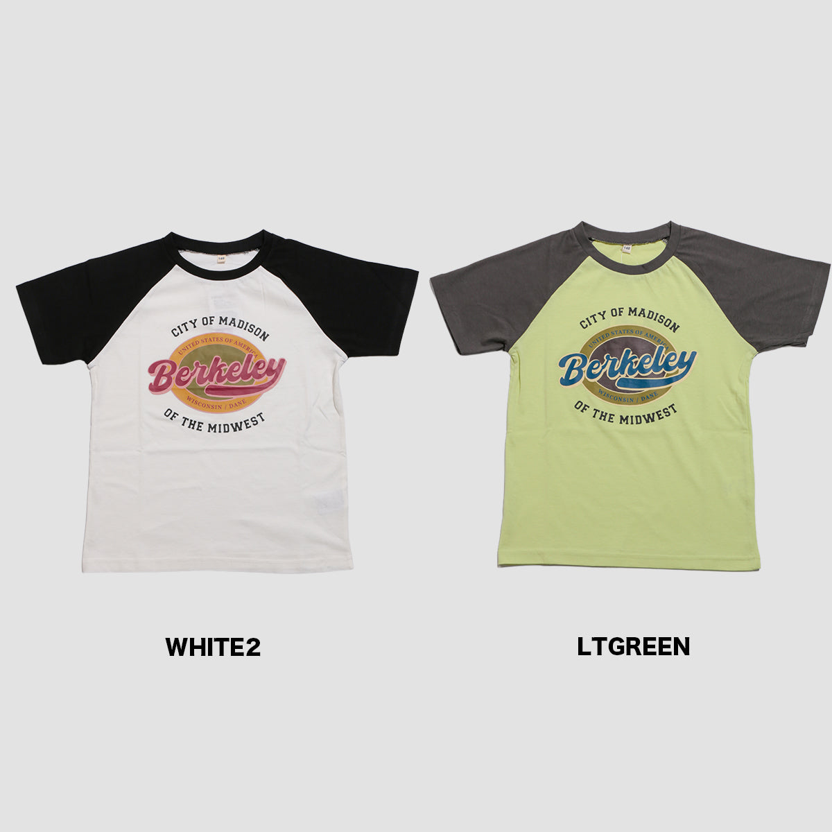 半袖ラグラン プリントTシャツ