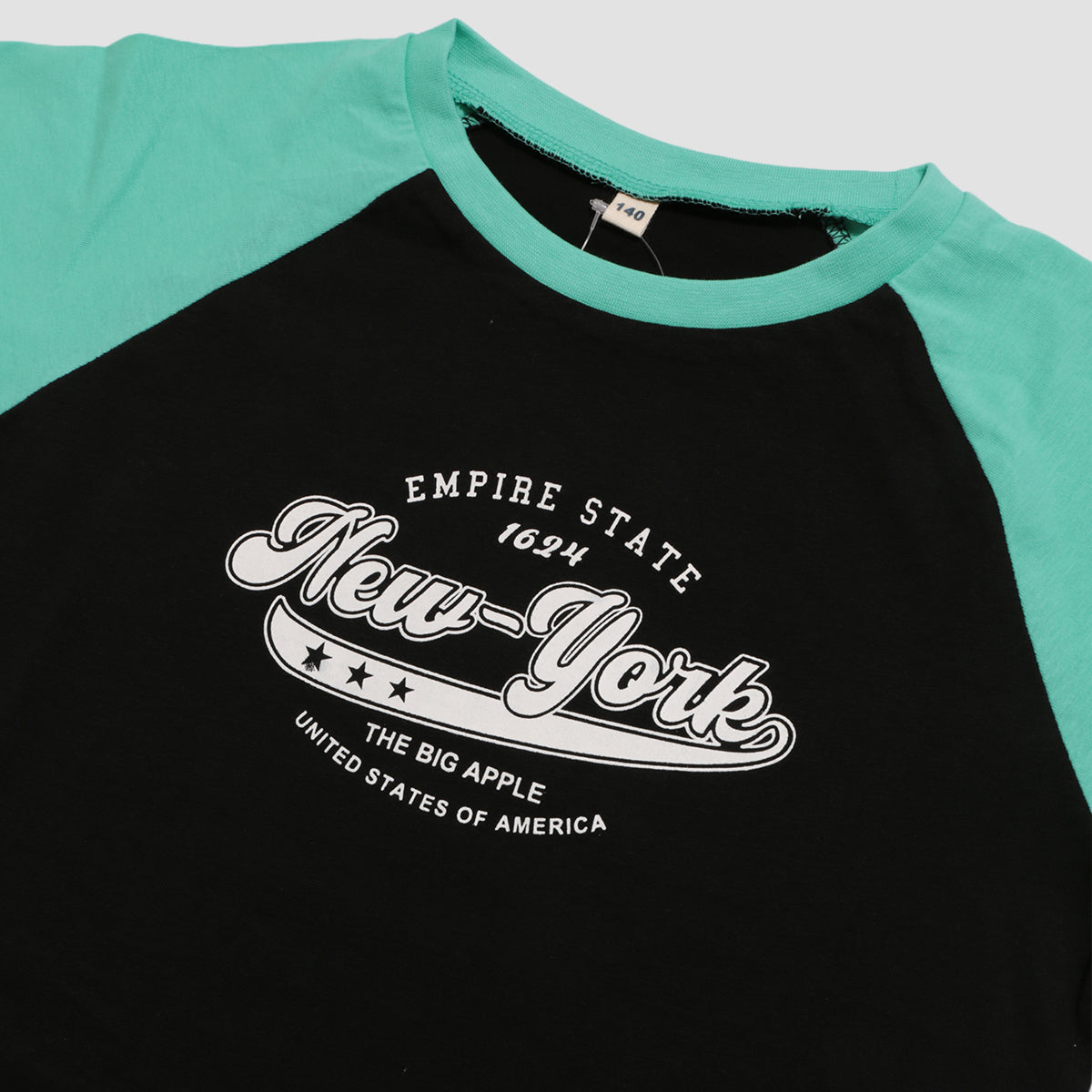 半袖ラグラン プリントTシャツ